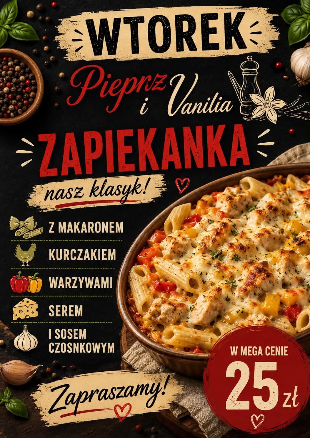Restauracja Pieprz i Vanilia w Pełczycach — kuchnia polska